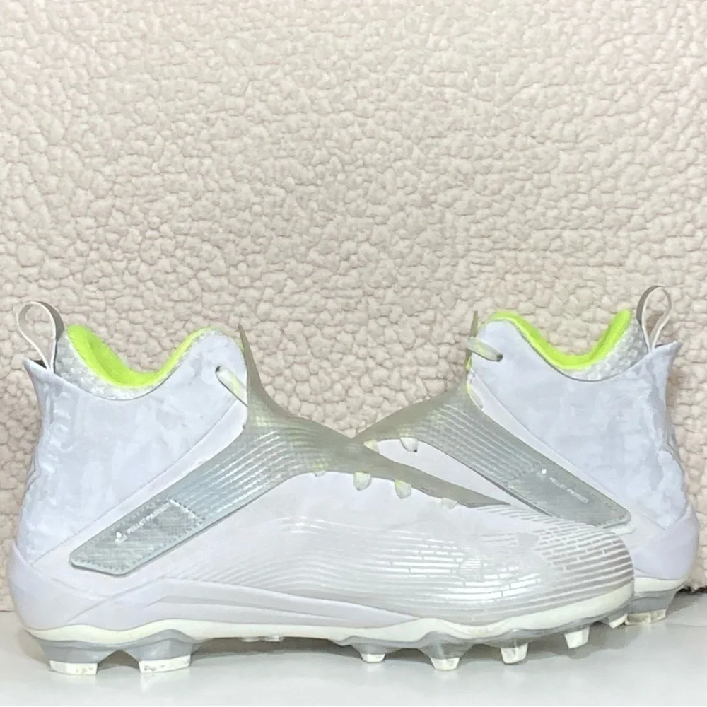 Under Armour Mens Highlight MC White Football Athletic Cleats Shoes SZ US 11.5